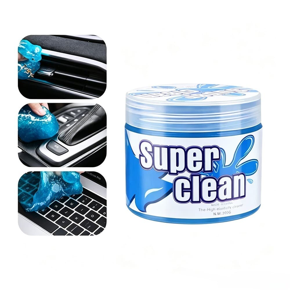 Gel De Limpeza De Carro Reutilizável , Massa Poeira , Limpador De Interiores Automotivos , Slime Para Aberturas De Ar ,