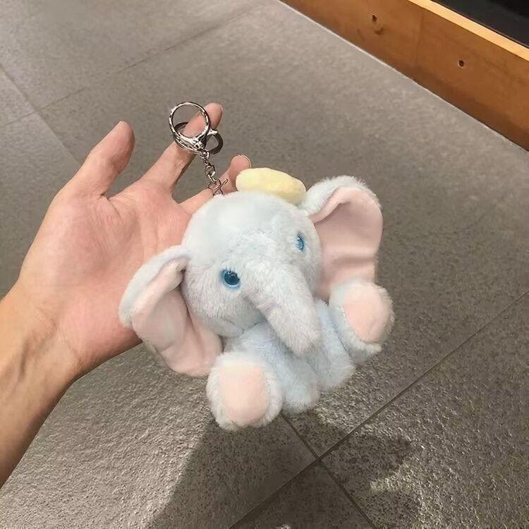 Chaveiro De Elefante De Desenho Animado , Brinquedo De Pelúcia De Pequeno Orelhas Grandes , Pingente De Mochila , Presen