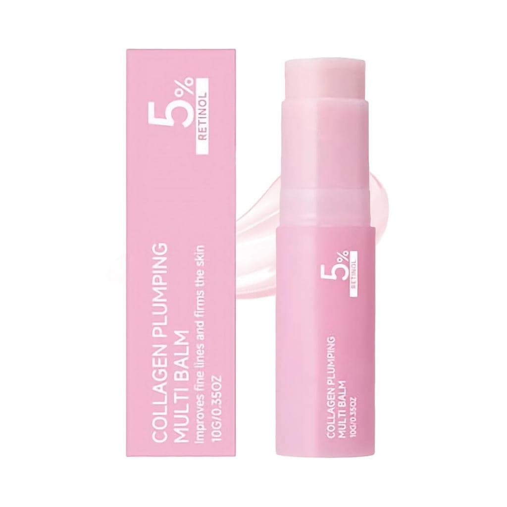 Bálsamo Multiuso em Bastão PDRN Pink Collagen Volume |   Volufilina, PDRN, Colágeno |   Bálsamo para Rosto e Corpo para