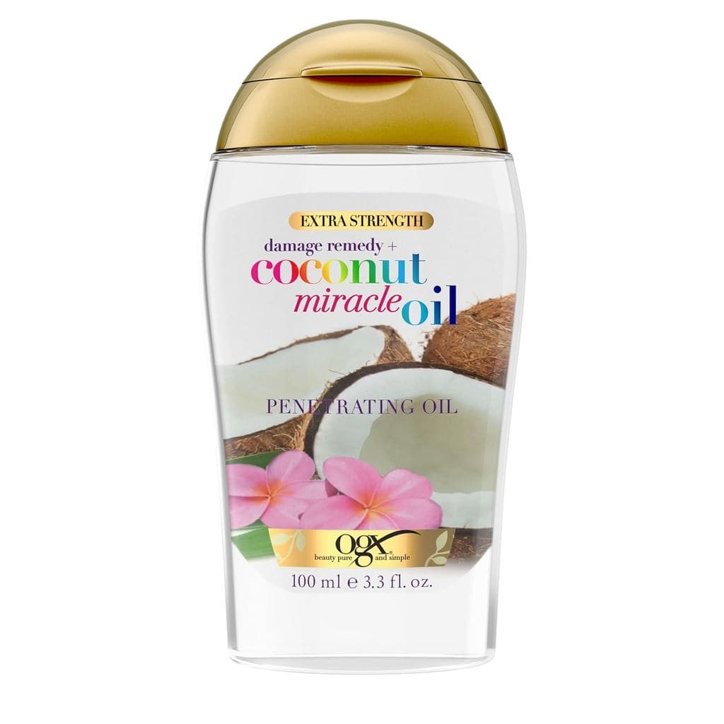 OGX Extra Strength Damage Remedy + Coconut Miracle Oil, Tratamento Capilar Penetrante, Óleo Hidratante Extra Anti-Frizz