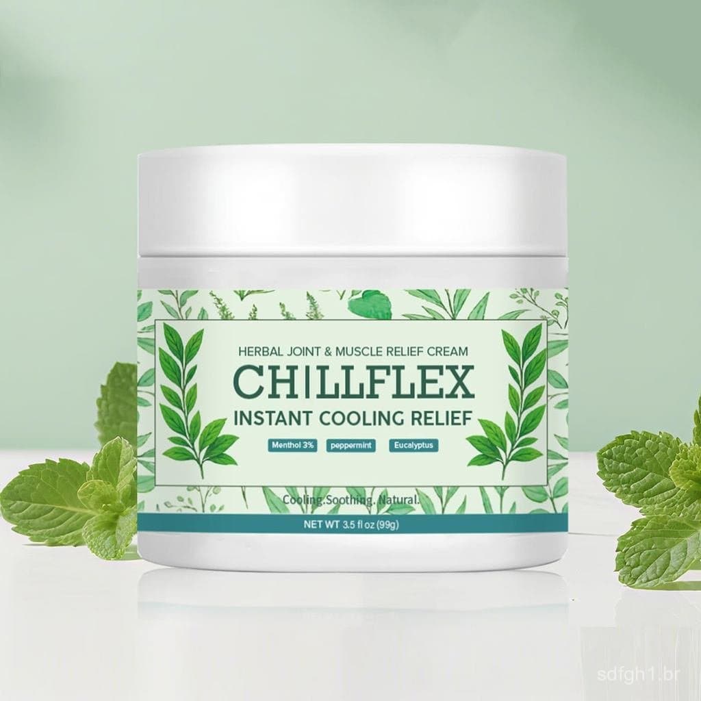 CHLIFFLEX de Alívio Instantâneo com Efeito Refrescante – calmante à base de ervas contendo mentol, adequado