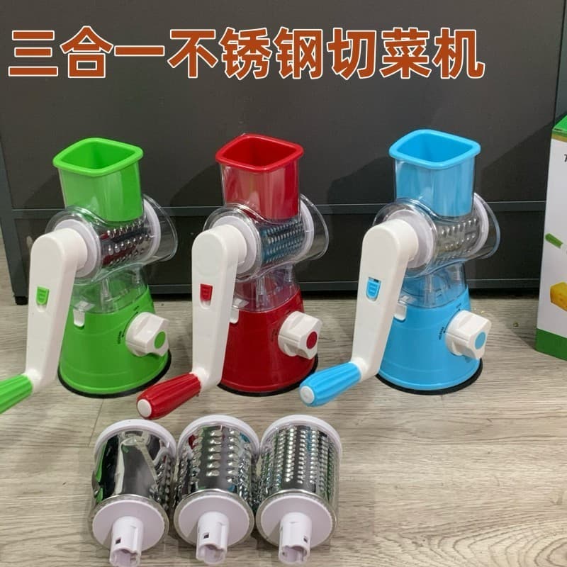 Cortador de legumes doméstico multifuncional, triturador de vegetais, cortador de vegetais manual com manivela, máquina