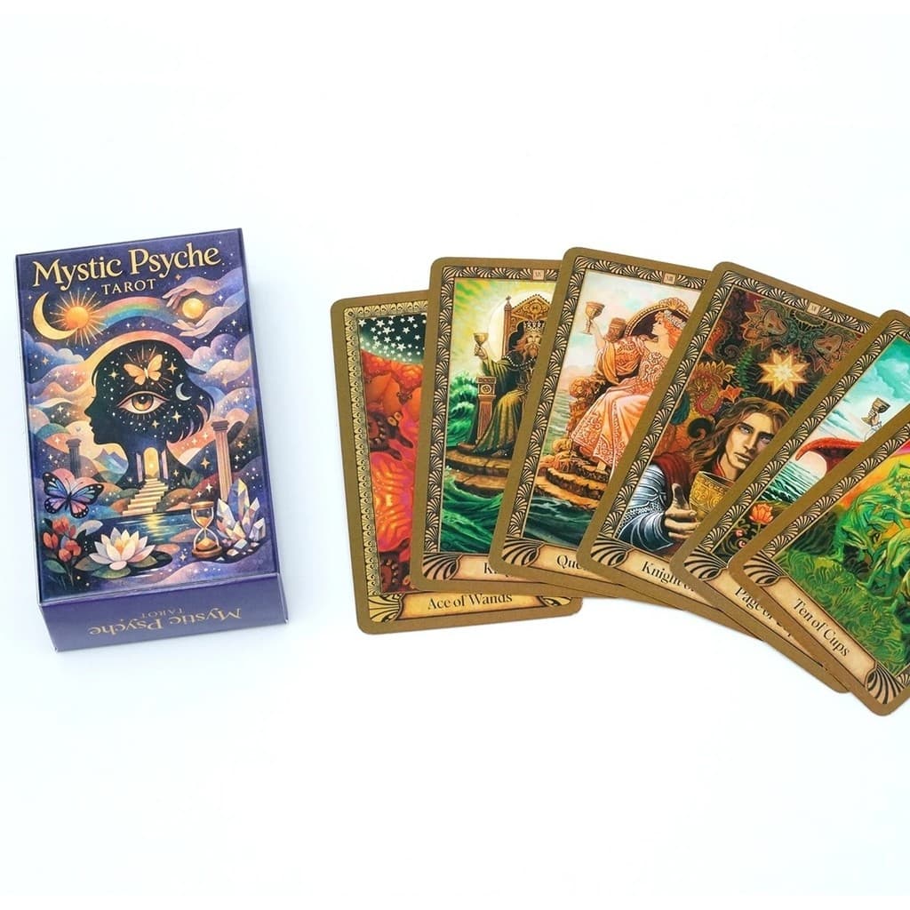 Cartas de tarot Mystic Psyche TAROT Oracle Cartas de Jogos de Tabuleiro Cartas de Oráculo baralho cigano