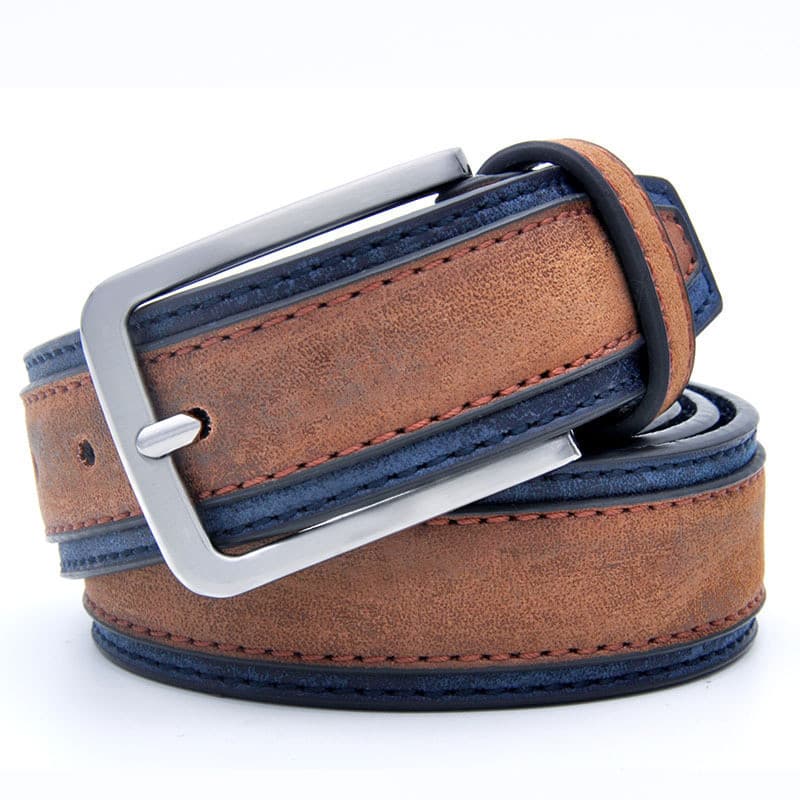 Cinto Elegante Masculino Casual com Cores Contrastantes HUYH TW8X