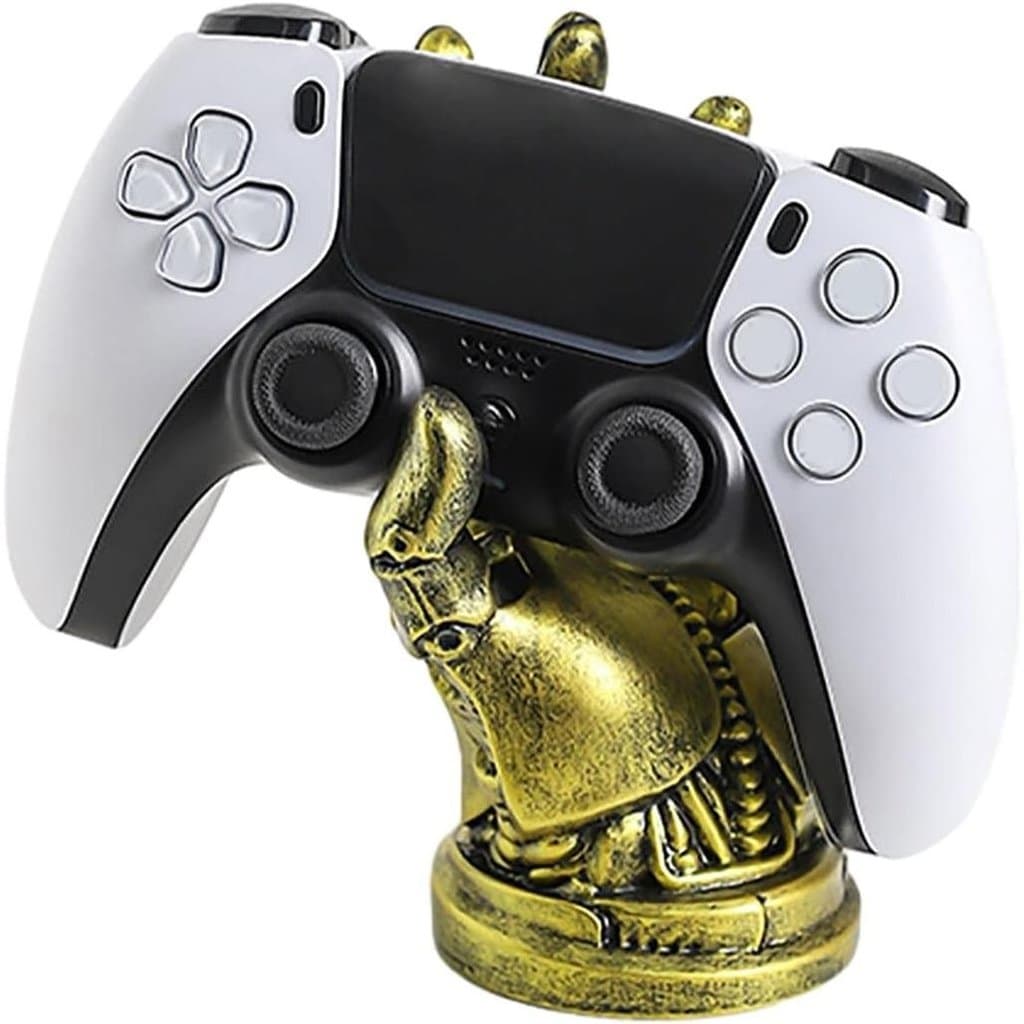 Suporte para Controle Mecânico Cyberpunk – Suporte para Fones de Ouvido com Design Robótico Criativo, Suporte de Exibiçã