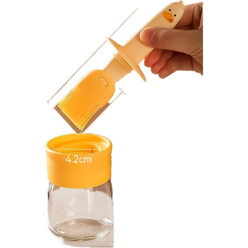 Pincel, pincel de silicone para vidro, pincel para óleo de utensílios, pincéis para molhos de cozinha, garrafa de óleo,