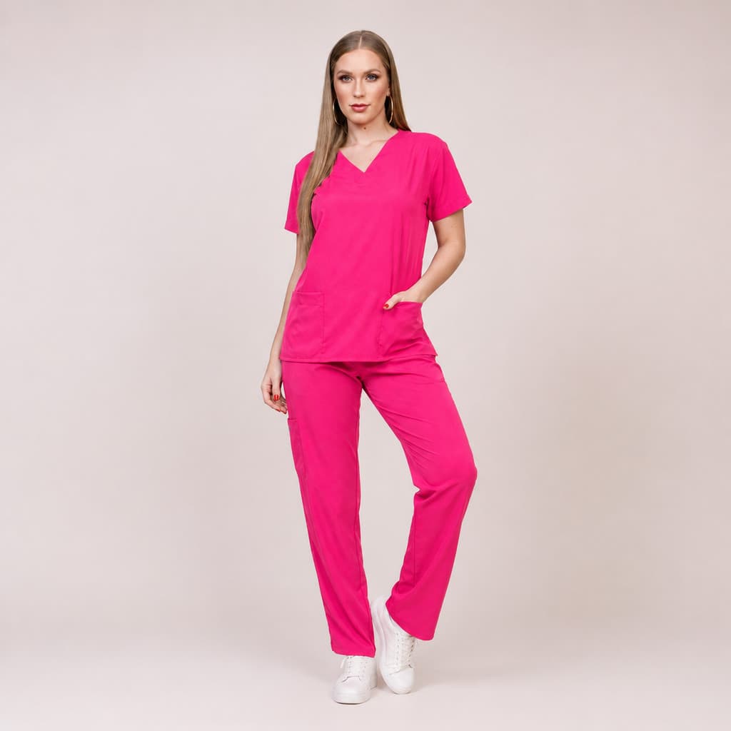 Pijama Hospitalar Cirúrgico Scrub Feminino Oxford Varias Cores Tamanhos
