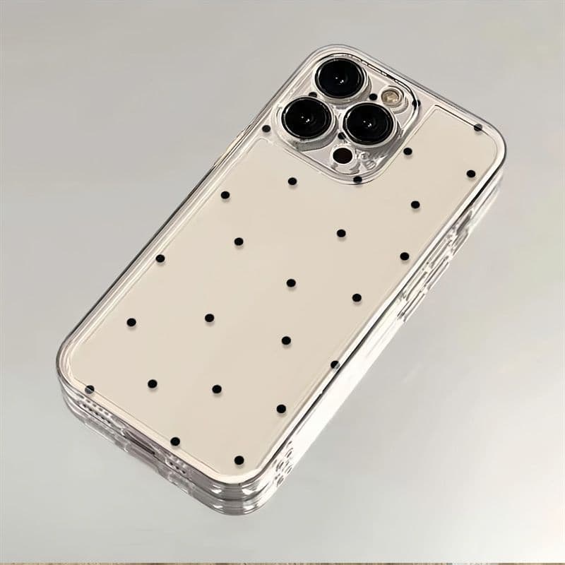 Arte bolinhas adequadas para Apple 17PROMAX capa de telefone de alto valor iPhone16 nicho 14 resistente a choques exclus
