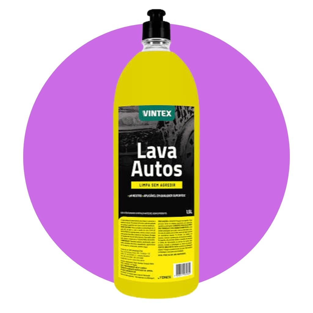 Shampoo Automotivo Lava Autos Vintex 1,5L Vonixx pH Neutro Rende Muito Alta Espuma Limpeza Segura