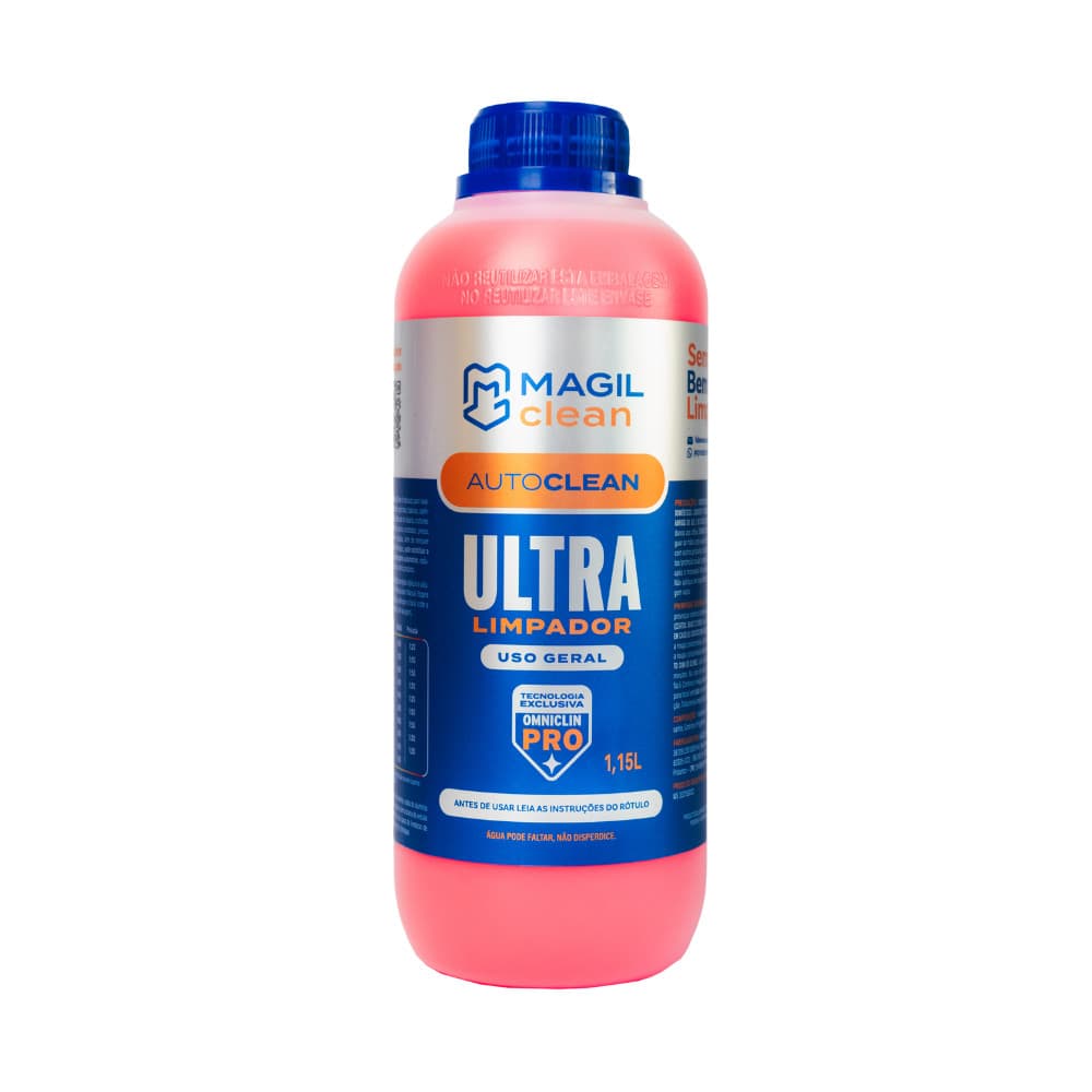 Ultra Limpador Magil Clean Shampoo Automotivo Multiuso - 1,15L