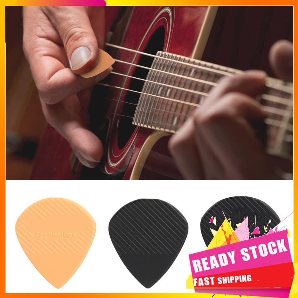 gfgfgfgg 10 peças acessório de palheta de palheta de guitarra antiderrapante 1,2 mm / 0,96 mm