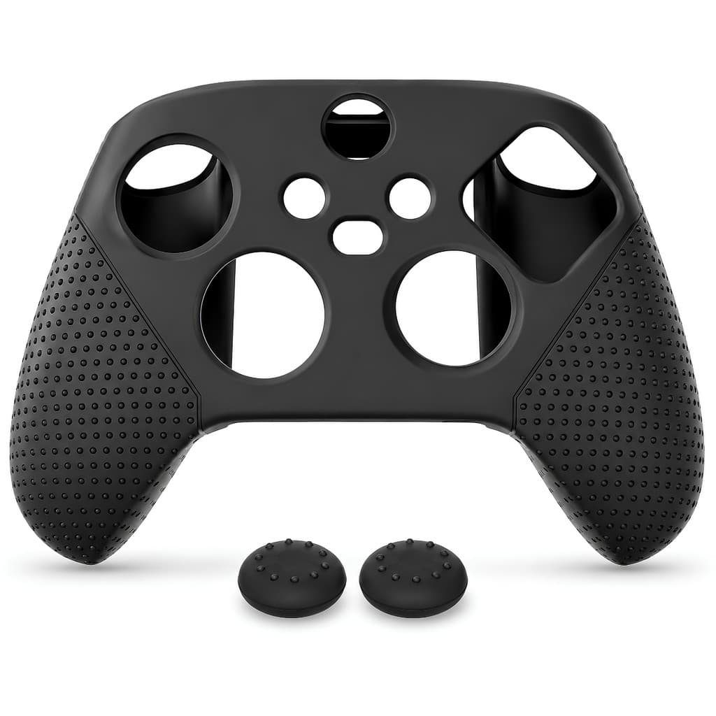 Capa Silicone para Controle Xbox Series X S Proteção Antiderrapante 2 Grips Analógico