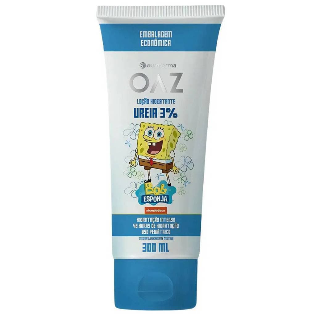 HIDRATANTE INFANTIL OAZ UREIA 3% 300ML BOB ESPONJA