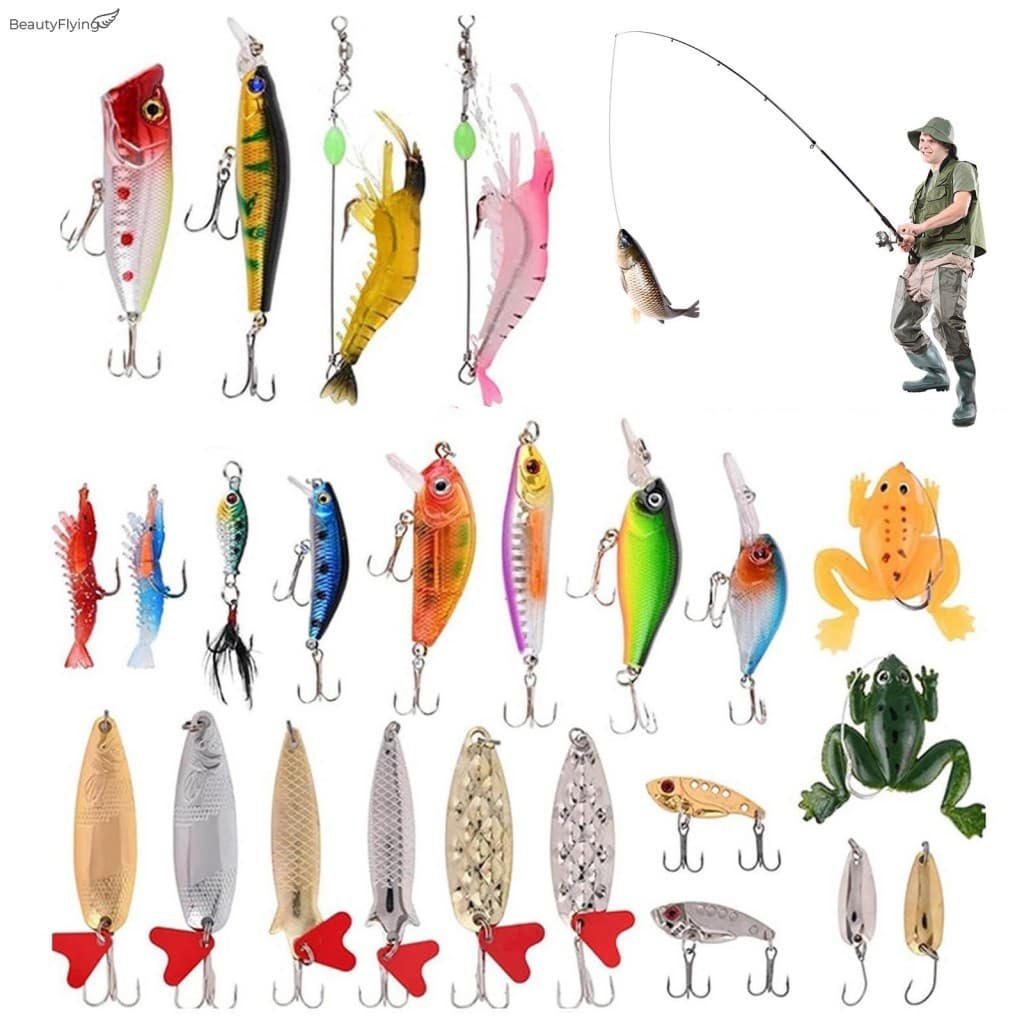 Calendário Do Advento De Pesca-12pcs/24pcs Presente De Natal Para Amantes Da