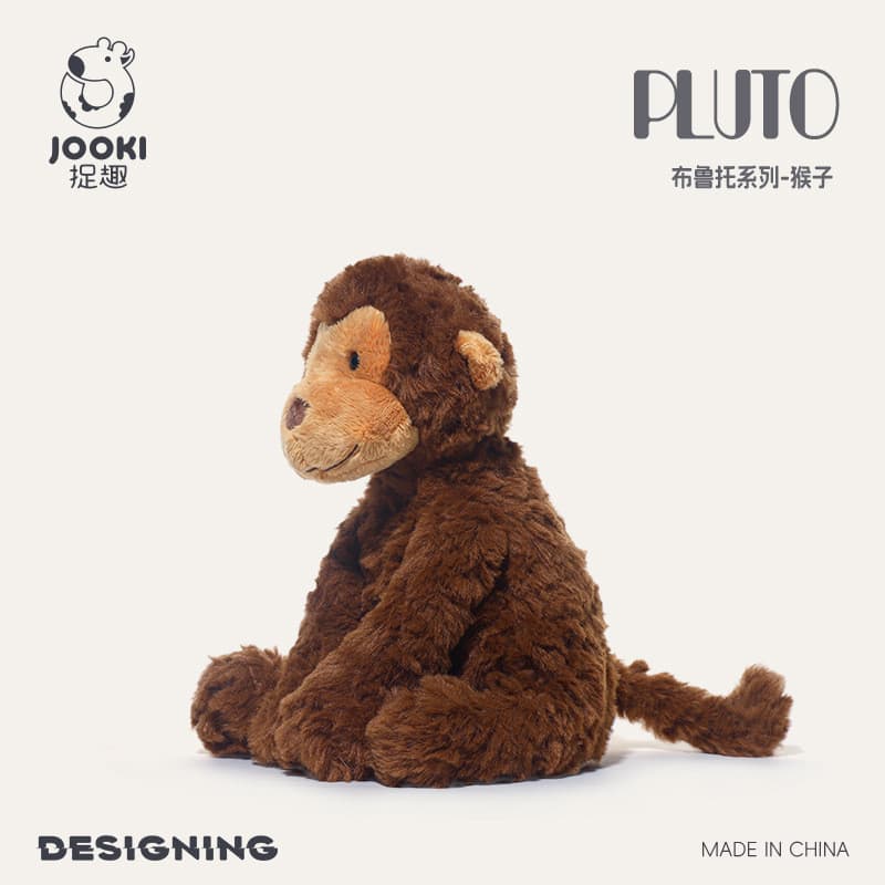 VOLLUNN Plutão Macaco Panda Brinquedo de Pelúcia Boneca Fofa Boneca Presente de Aniversário Travesseiro de Dormir