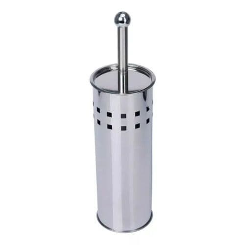 Escova Sanitária Aço Inox Com Suporte Durável Higienização Banheiro Praticidade Organização