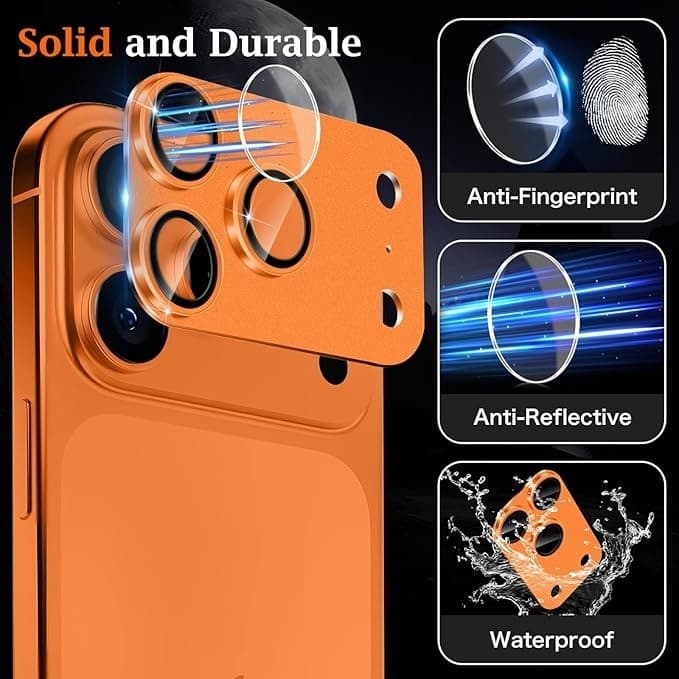 Protetor De Lente De Câmera Fosco Para Iphone 17 Pro Max 17 17 Ar 17 Capa Completa Da Escudo