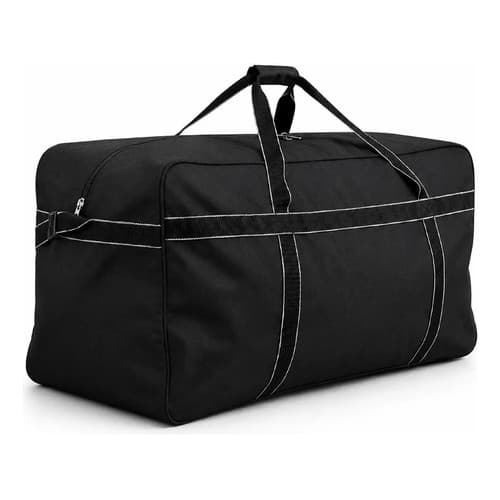Bolsa de Viagem XXXL 80cm Extra Grande Reforçada Dobrável com Zíper para Mudança Roupas Cobertores Bagagem Grande Porte