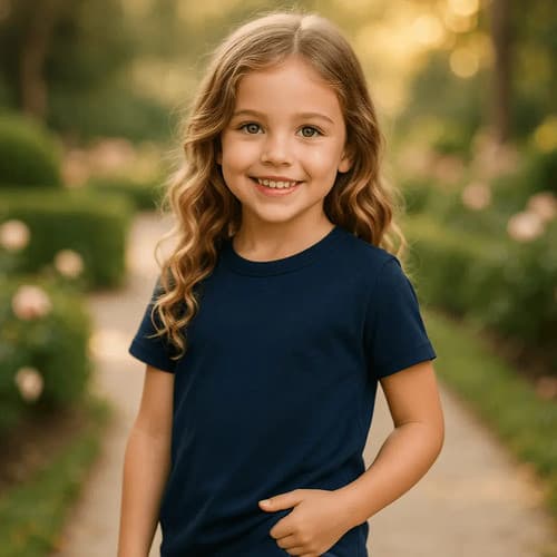 Camiseta Infantil Básica Menina Malwee Lisa Algodão 12-18