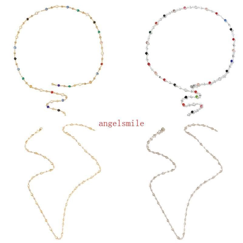 Colar Colorido Strass Longo Forma Y Neckchain Boêmio Clavícula Corrente Acessório Para M