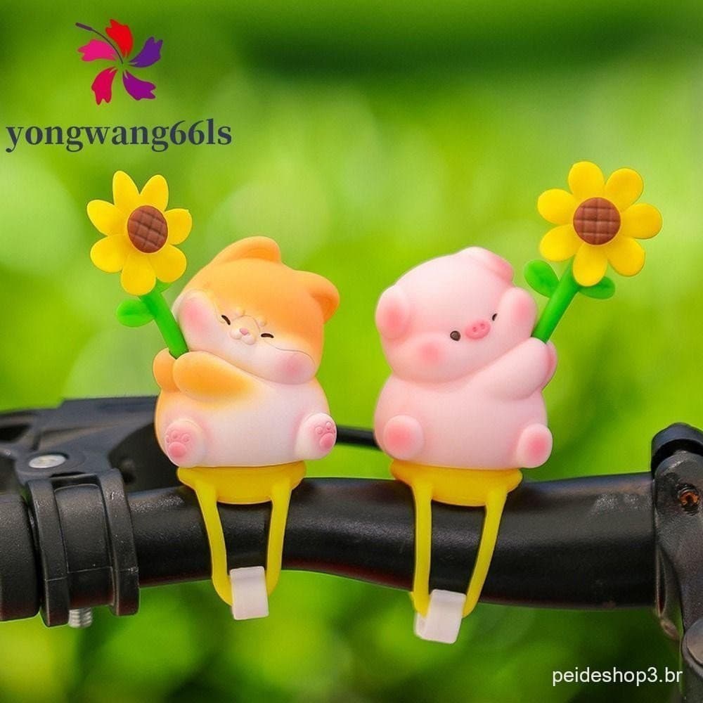 Ornamentos De Carro De Moinho De Vento Animal YONGWANG , Com Alças , Mini Ornamento De Motocicleta De Cervo , Desenho An