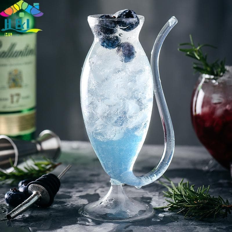 Copo De Palha Para Beber Suco De Suing Resistente Ao Calor De Vidro { th }