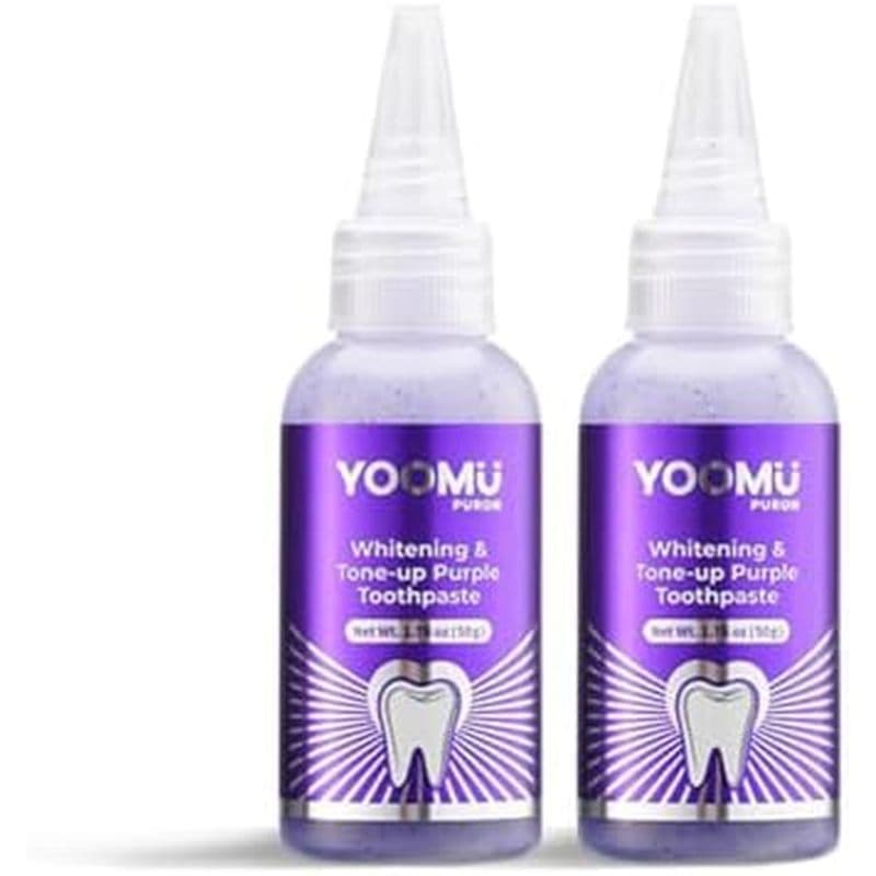 Pasta De Dente Roxa Para Clareamento Dos Dentes , Branqueadora YOOMU Com Hidroxilapatita Sorriso Mais Brilhante , Remoçã