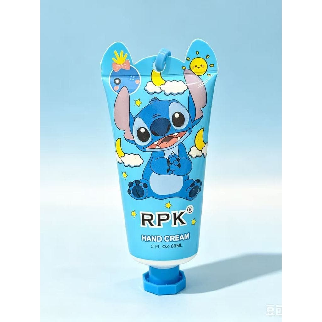 Creme de Mãos Hidratante De Stitch RPK 60ml – Toque Macio, Perfumado e Portátil
