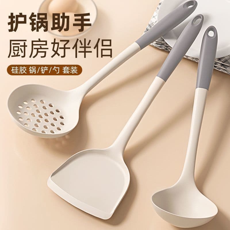Espátula de silicone de qualidade alimentar, espátula especial para panelas antiaderentes, espátula de silicone resisten