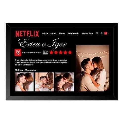 Quadro Personalizado Namorix Foto Casal Namorados Presente