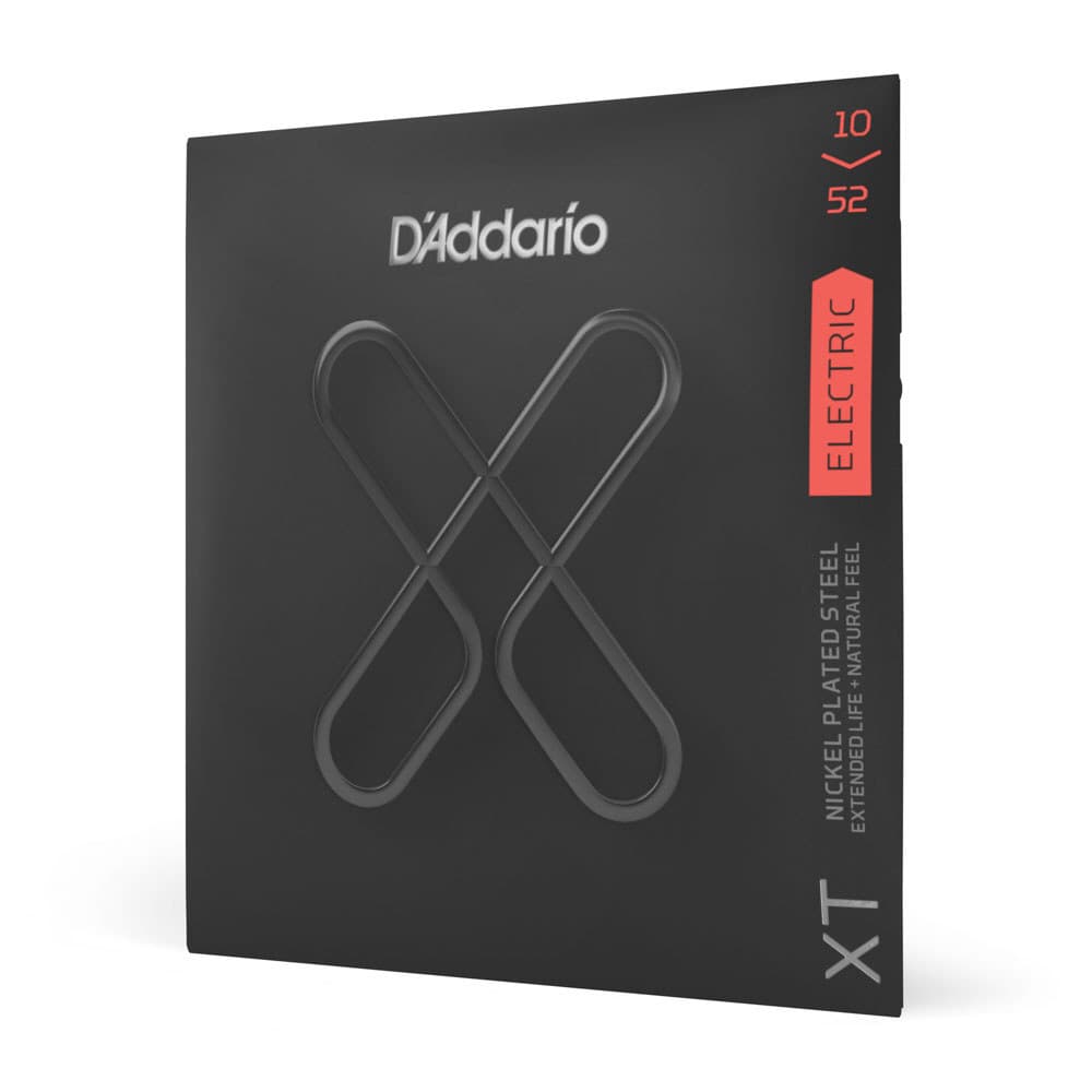 Encordoamento Guitarra 10-52 D'Addario XT Nickel XTE1052 Revestido Original Drop D