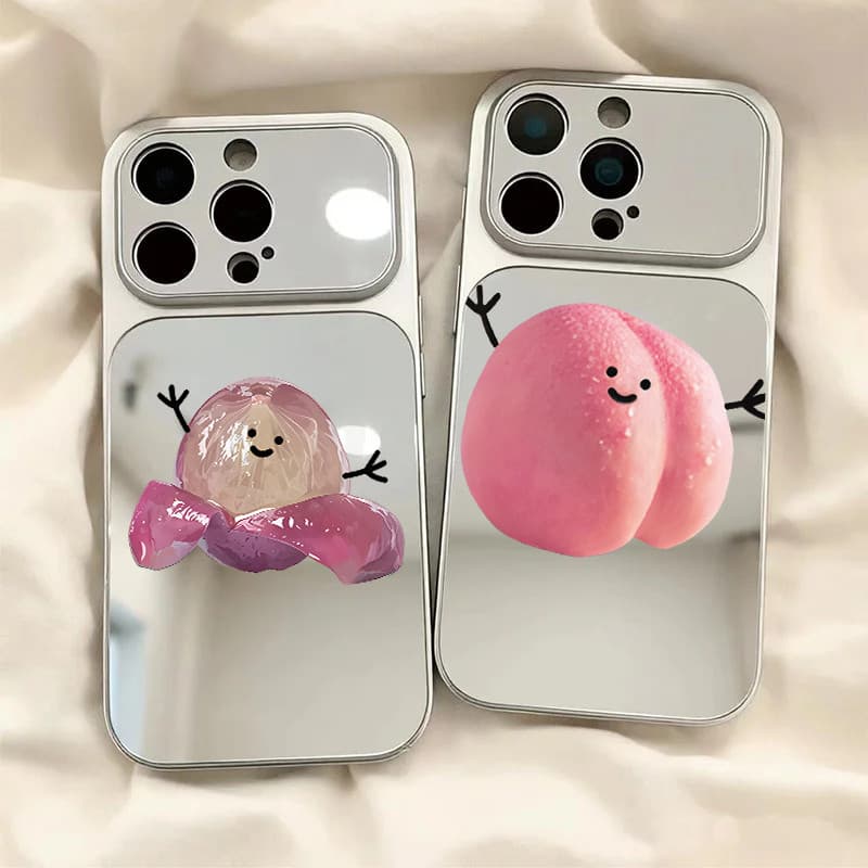 Bonito Colorido Floral Espelho Caso De Telefone Para OPPO A6C A6X A6T A6S A6 A5 A3 Pro A5X A5i A3X De Maquiagem Acrílico