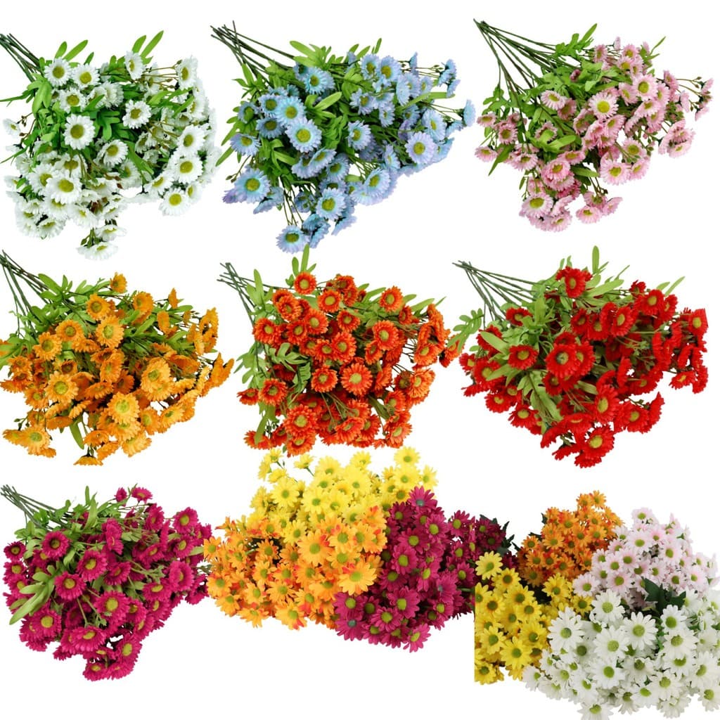 Simulação Girassol Margarida Artificial Flores Secas Decoração Pastoral Arte Floral