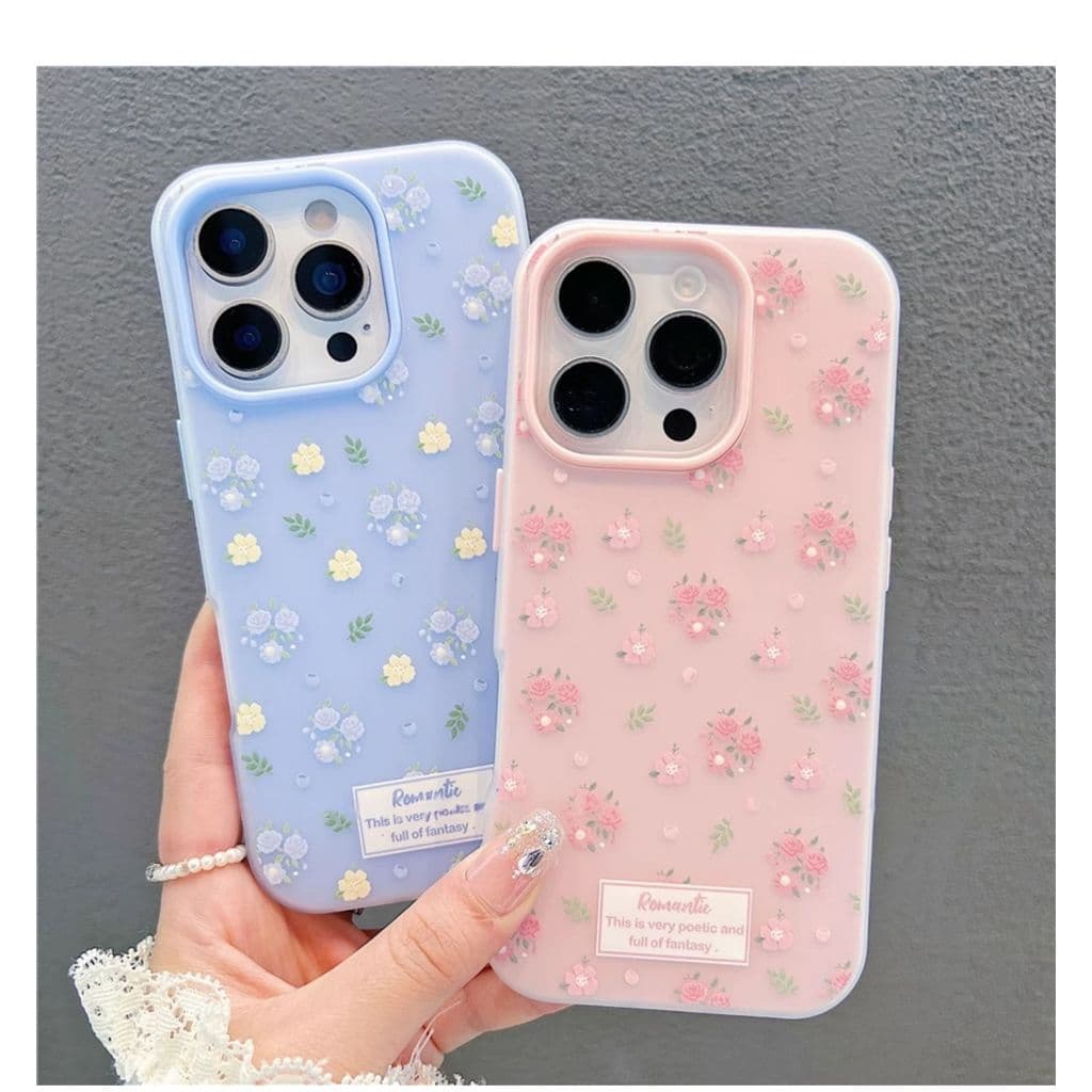 Capa de Telefone 2 em 1 com Estampa Floral Fragrante para Infinix Smart 20 10 HD Plus 9 8 HD Pro 7 6 HD 5 Zero 40 30 4G