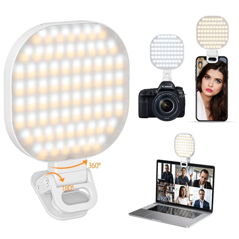 Luz De Preenchimento Do Telefone Móvel Ring Light Anel De Ao Vivo Computador Portátil Fotografia LED Três Temperaturas D