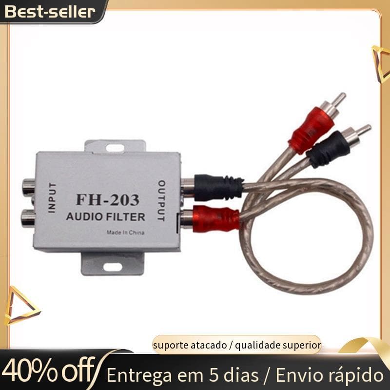 Amplificador Isolador De Ruído De Solo Filtro Buzzing De Carro E Para Estéreo Doméstico , Redutor Supressor