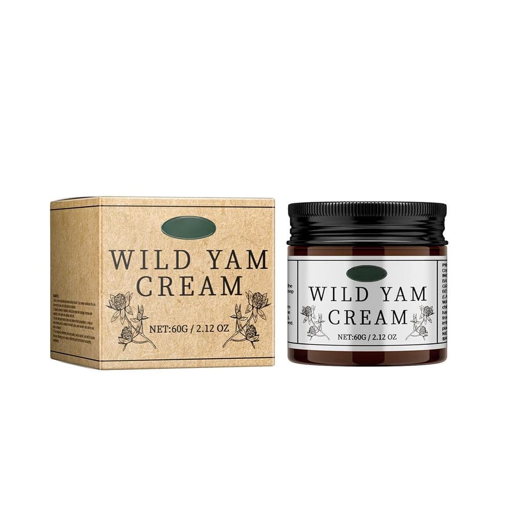 Creme Hidratante de Inhame Selvagem Orgânico, Cuidado Natural da Pele, Adequado para Todos os Tipos de Pele, 2.12oz