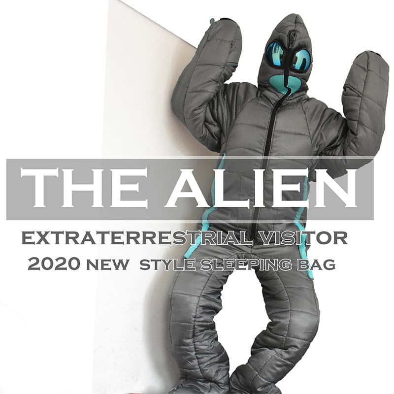 Estilo alienígena acampamento ao ar livre saco de dormir Hospital acompanhando mantendo quente inverno à prova de frio r