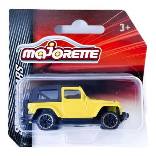 Majorette Street Cars 1:64 Jeep Wrangler Amarelo