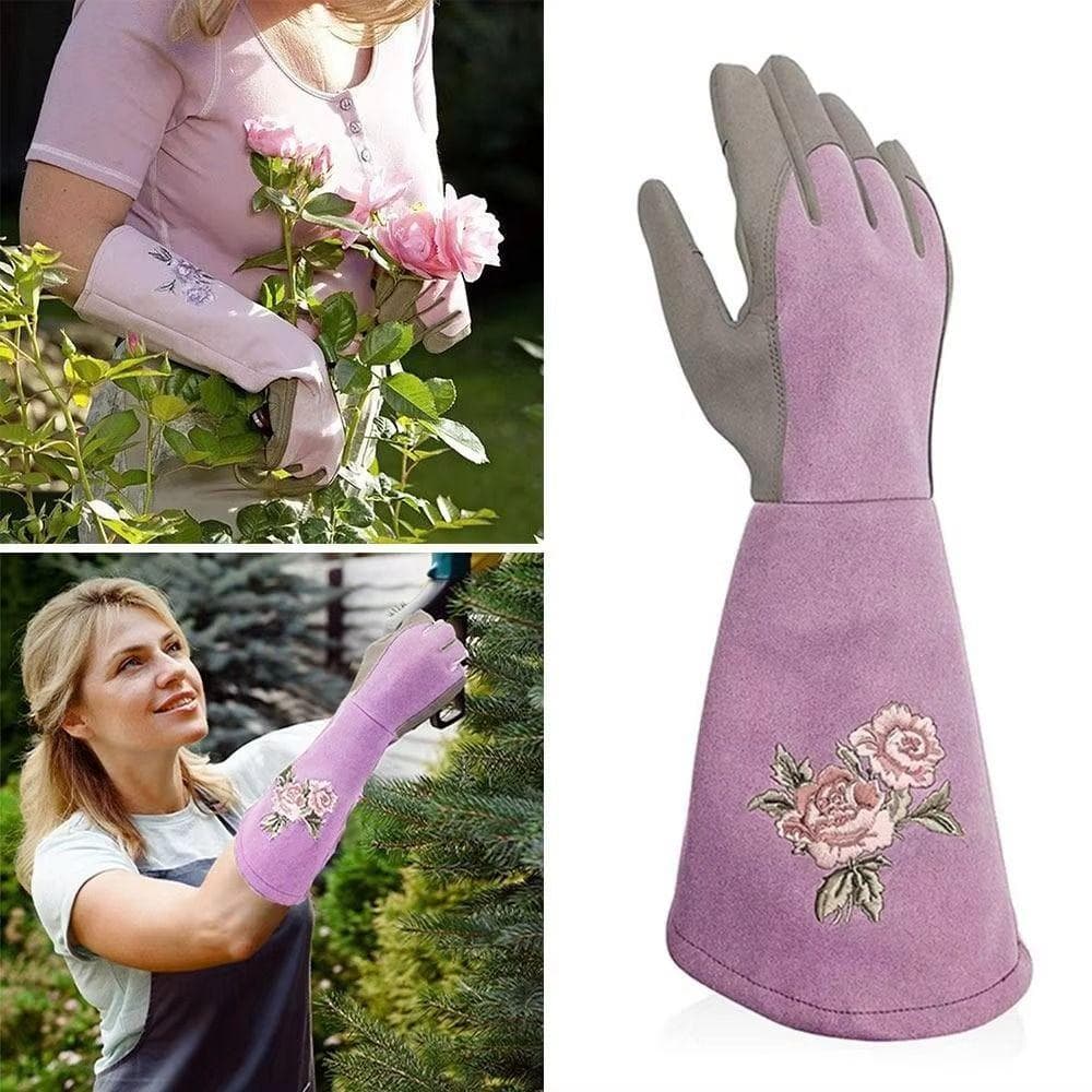 Luvas De Jardinagem ZHDYEB , Respiráveis E Duráveis À Prova De Espinhos Poda De Mangas Compridas Impermeáveis