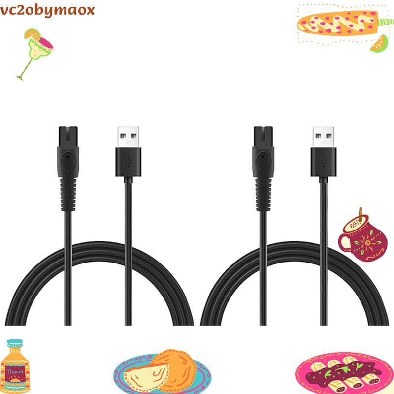 2 Pçs 5V 1A Cabo Carregador De Barbeador USB Para QP2724 QP2834 QP1924 MG9520 Aparador Elétrico vc2obymaox.br