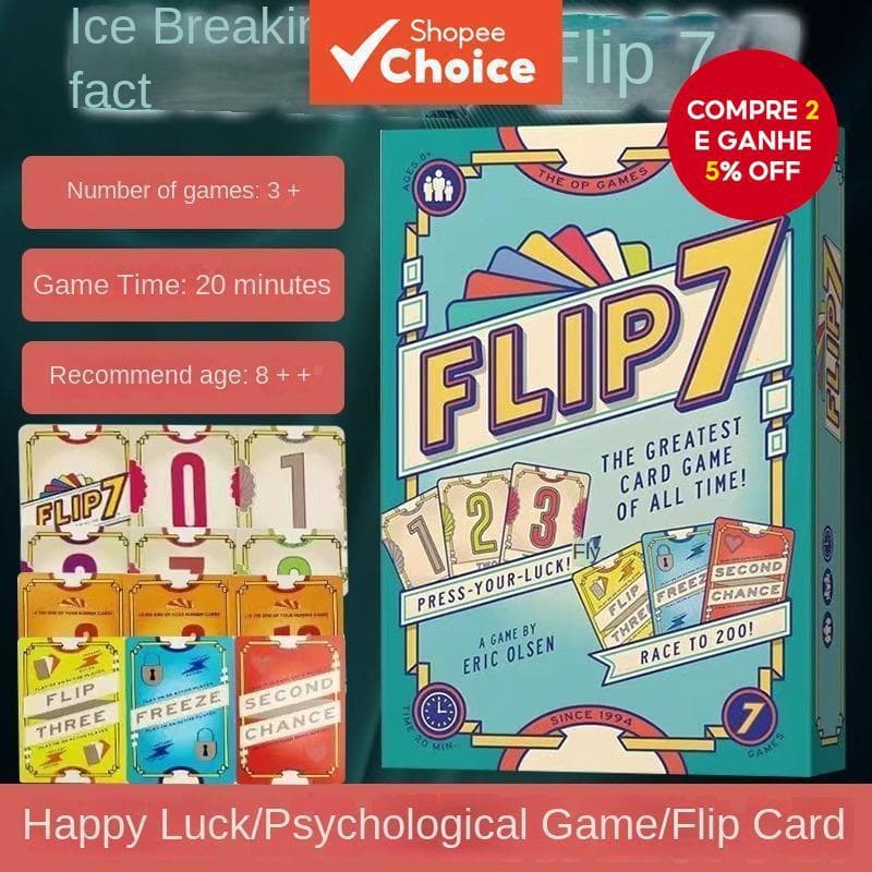 Flip 7 - Jogo de Cartas Estratégico de Ritmo Rápido