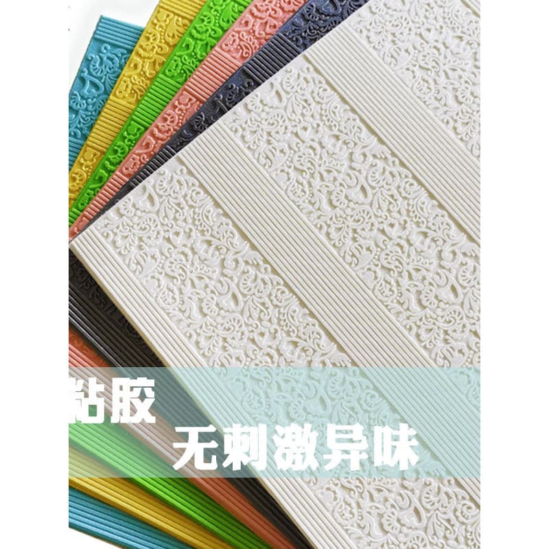 3d autoadesivo espuma padrão adesivos de parede decoração casa quarto sala de estar TV fundo parede impermeável à prova
