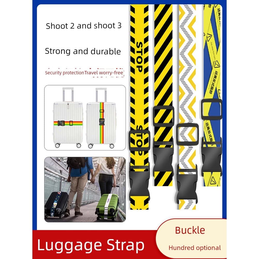 🔥 Trolley case Binding rope 🔥 VENDA QUENTE Correia para Mala Luggage strap Mala Com Alça Para Bagagem De Uma Palavra