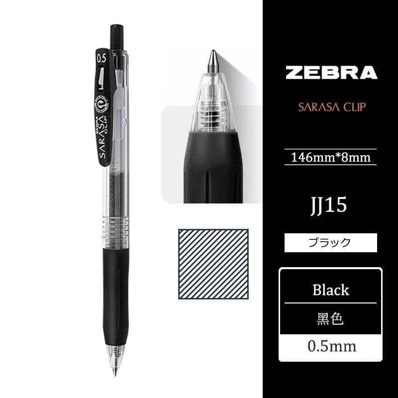 1pcs 0.5mm Caneta Gel Grande Capacidade Secagem Rápida Para Escrever Kawaii Escola Escritório Papelaria