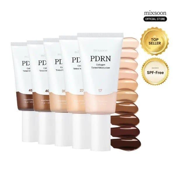 MiNMatch Hidratante com Cor 1,69 fl.oz. | PDRN+Colágeno+Peptídeo | Base Radiante Diária para um Brilho Sem Maquiagem