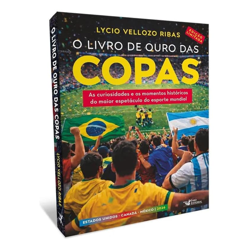O Livro De Ouro Das Copas 2026  Edição Limitada