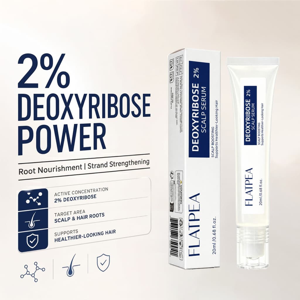 [Estoque pronto] 2% desoxidante Ribose Hair Essence Soro capilar Soro capilar nutre o couro cabeludo suaviza o cabelo nu
