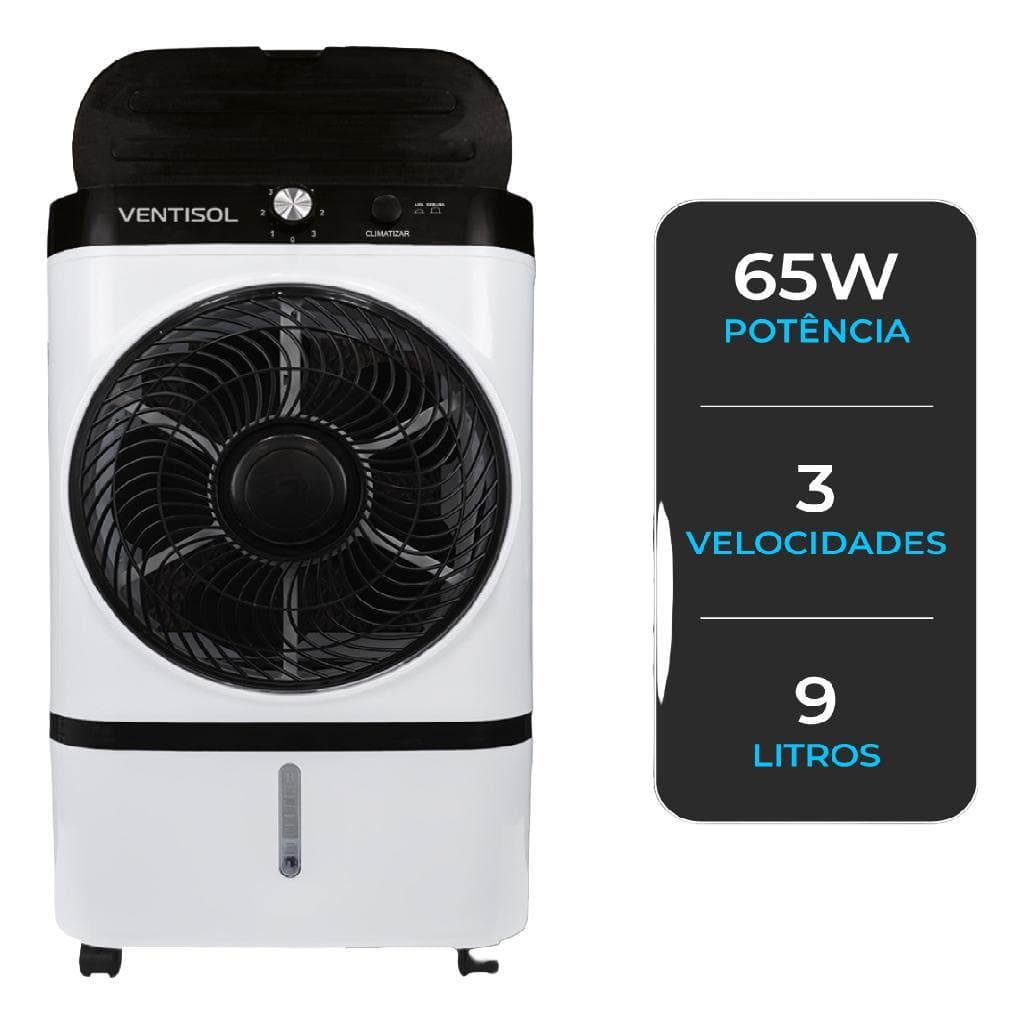 Climatizador De Ar Cli09 9l Evaporativo Portátil Co