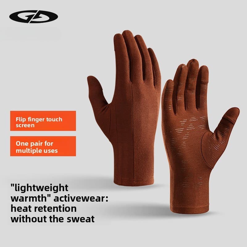 Inverno luvas quentes à prova de frio ao ar livre ciclismo montanhismo antiderrapante tela de toque forro luvas